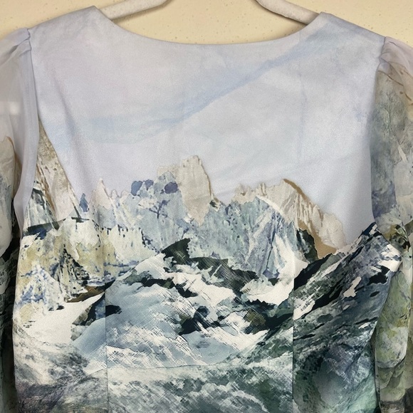 Yumi (UK) Japanese Mountain Wave‎ Shift Dress Size XS (D1-6) - Picture 7 of 7